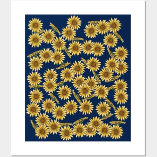 Daisy Pattern Posters and Art